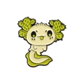 Niedliche gelbe Axolotl und grüne Kaktus Emaille-Anstecknadel für Taschen und Kleidung - Kaktus-Axolotl (QHXZ485)