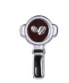Silver portafilter brooch with coffee beans motif for professional baristas - Coffee Portafilter (xz7906)