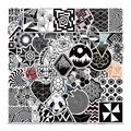 52 wasserfeste geometrische Graffiti-Sticker für Koffer und Laptops mit Tiermotiven - Kreatives Geometrisches Muster