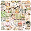 50 pieces of original watercolor mouse cartoon stickers for luggage and planners - Original Mouse Bro