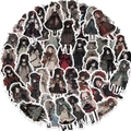 Set 50 adesivi gotici ragazza vampiro per laptop e skateboard impermeabili decor - 50 fogli/confezione