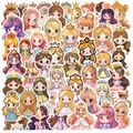 50 pieces of cute cartoon princess stickers set for girls' DIY notebooks and decoration - Princess Sticker Set (WES139)