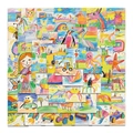 Buntes 54er-Set Cartoon-Doodle-Sticker mit Tieren und Fahrzeugen für Kinder-Notizbücher - 54 Blatt Cartoon Graffiti Aufkleber