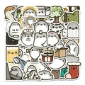 80er-Set süße Cartoon-Robben-Sticker für Scrapbooking und wasserfeste Kofferdekoration - 80 Blatt (OPQ159)