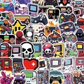 57 autocollants de manette de jeu rétro graffiti pour ordinateur portable et téléphone - Style de Manette de Jeu Cool (PMS157)
