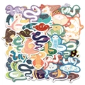 40Pcs cute cartoon snake graffiti stickers for laptop and luggage waterproof decoration - Snake Doodle Set