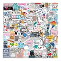 100pcs Nurses Day medical stickers for luggage and water bottles featuring nurse designs - Nurse Day Medical Theme (HT043FE083)