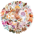 50 Stück wasserfeste Boho-Sticker aus PVC mit Traumfängern und Eulen für Dekoration - Boho-Stil (FE124)