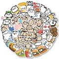 50 adesivi impermeabili con scoiattoli carini per scrapbooking fai-da-te e valigie decor - Set Scoiattolo Originale (SJS086)