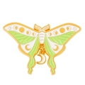 Light Green Moon Phase Pendant Moth Style (xz5864)