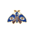 Deep Blue Starry Eye Moth Style (xz4471)