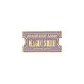 Purple and gold Magic Shop enamel ticket pin badge with Admit One Army text design - Purple Magic Shop Army Style (XZ4112)