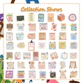 Sammlung von 50 bunten Cartoon-Motivationsstickern zur Handyhüllendekoration - 50 Blatt/Packung / Motivationszitate (YCK482)