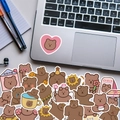 50 adesivi orso stile ins impermeabili per laptop e decorazioni fai-da-te valigie - Set di Scarabocchi con Orso Coreano (JXZ-CNY170)