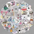 Confezione da 50 simpatici adesivi koala per bagagli laptop e borracce d'acqua - Tema Koala (JXZ-CNY074)