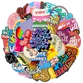 Pack de 50 pegatinas motivadoras impermeables para portátiles y diarios - Juego de Citas Motivadoras