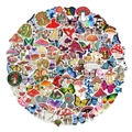 100 adesivi graffiti funghi e farfalle impermeabili per valigie e decalcomanie per laptop - Flora Fauna Farfalla Fungo Scarabocchio