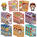 DIY cartoon engel sticker set voor briefpapier en telefoonhoesje decoratie knutselen - Kerststal Figuren Serie