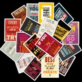 25 waterdichte inspirerende quote stickers voor auto's, motorfietsen en laptops - Motivatieserie / 7.5x5.5cm