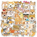 50 wasserfeste Shiba Inu Aufkleber für Koffer und Laptop Dekoration im Set - Shiba Inu