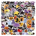 Adesivi di Halloween con zucche e fantasmi per decorazione di laptop e valigie resistenti - Elementi di Halloween