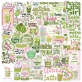 50 pieces of Matcha Girl aesthetic cartoon stickers for decorating laptops and guitars - Matcha Girl (Pack of 50)