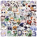 Set di adesivi Halloween Groovy Skull con motivi colorati di maghi e pirati - Serie di Teschi in Cartone Animato (YCK298)