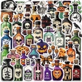 50pcs Halloween potion bottle graffiti stickers for laptop and guitar decoration - 50 Sheets/Bag (YCK292)