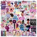 50 αυτοκόλλητα Saja Boys K-Pop anime για διακόσμηση λάπτοπ και κιθάρας - Στυλ Anime Boy Band