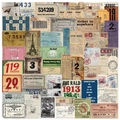 50 pegatinas de graffiti vintage impermeables para decorar portátiles y guitarras - Vintage Ticket Series