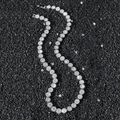 Collier tennis classique 8mm en argent avec oxydes de zirconium pour hommes - Collier / 40CM / Argent