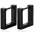 Flat Square Black (Single Piece)
