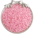 Sparkling Aurora pink 4mm glass seed beads for DIY jewelry and handmade bracelets - 4mm / Hot Pink