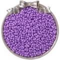Bulk purple peanut-shaped dual-hole glass beads for DIY jewelry and accessory making - Baking Varnish Style / 6x4mm (5g/Pack, Approx. 100 Pieces) / Purple
