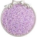 Lavender purple faceted 4mm glass beads with AB iridescence finish for DIY jewelry - 4mm / Light Purple