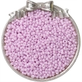 Pale purple double-hole glass peanut beads for DIY jewelry making and embroidery - Baking Varnish Style / 6x4mm (5g/Pack, Approx. 100 Pieces) / Light Pink Purple