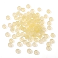 Cierres de silicona esmerilada para pendientes, suministros para bisutería artesanal - 3x6mm (Agujero aprox. 1mm) / 10g/Paquete (Aprox. 40 Piezas) / Amarillo Mate
