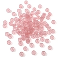 Perline di vetro smerigliato rosa chiaro 3x6mm per creazione di gioielli fai-da-te - 3x6mm (Foro circa 1mm) / 10g/Confezione (Circa 40 Pezzi) / Rosa Scuro Smerigliato