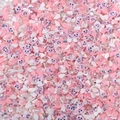 Lentejuelas de nubes rosas y blancas con sonrisas y pedrería para manualidades - Estilo A nbe Sonriente Serie Rosa / 10g/Paquete