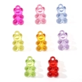 Set van kleurrijke 11x21mm acryl gummybeertjes hangers voor DIY sieraden en armbanden - 11x21mm Gat Ongev. 2mm / Set van 30 / Willekeurig Gemengde Kleuren