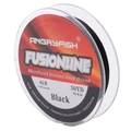 Black 4LB 50YD Angryfish micro-fused braided bead line for DIY jewelry making - Black (4LB 0.12mm)