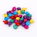 Grelots colorés en cuivre pour création de bijoux DIY et accessoires artisanaux - 200 Pièces/Paquet (8mm) / Multicolore