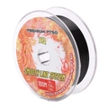 Premium black 1.5 gauge 100M nylon beading thread on transparent spool for DIY jewelry - Black (1.5# 0.20mm)
