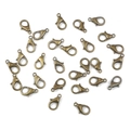 Détail de fermoirs mousquetons en alliage bronze vieilli pour la création de bijoux DIY - 14mm(303) / Bronze Antique