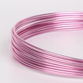 Pinkish purple anodized aluminum craft wire for DIY jewelry and gardening projects - Pink
