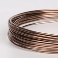 Brown anodized aluminum wire 1.5mm for DIY crafts and bonsai gardening styling - Coffee