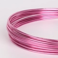 5m rose pink 1.5mm aluminum craft wire coil for DIY jewelry and bonsai projects - Rose Red