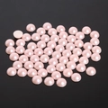 Flatback light pink ABS faux pearl beads for DIY crafts and nail art decoration - 8mm (Approx. 200 Pieces/Pack) / Light Pink