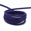 Dunkelviolettes 3mm flaches Velourslederband für DIY-Schmuck und geflochtene Armbänder - In Rolle / Dunkelblau