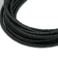Perles Heishi en pâte polymère noire pour création de bijoux DIY et accessoires - Noir